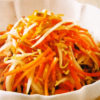 今日の料理ビギナーズ「にんじんともやしの中国風サラダ」レシピ